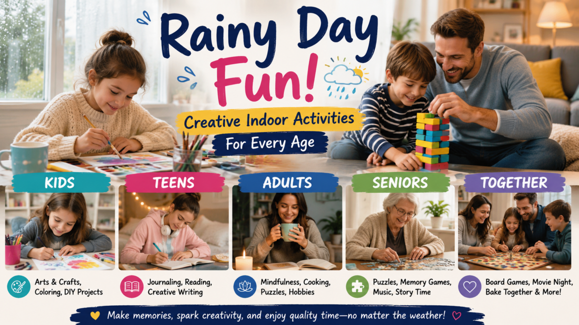 Rainy Day Fun: Creative Indoor Activities for Every Age
