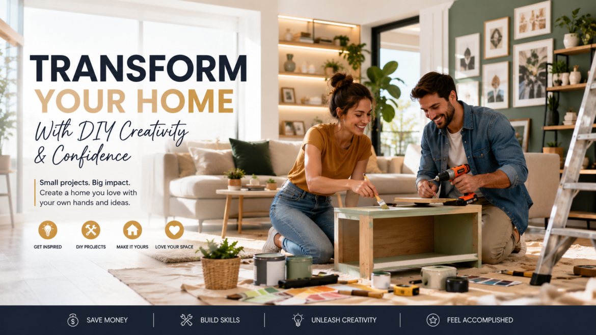 Transform Your Home With DIY Creativity & Confidence