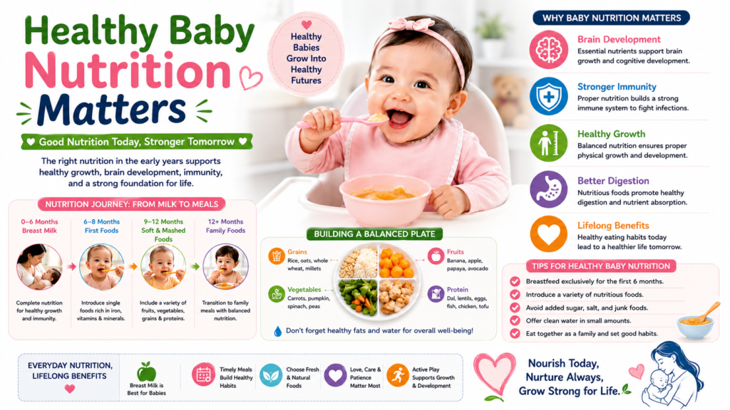 Healthy Baby Nutrition for a Strong Start in Life