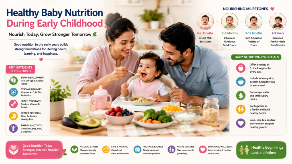 Healthy Baby Nutrition for a Strong Start in Life