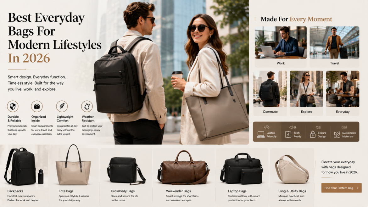 Best Everyday Bags for Modern Lifestyles in 2026