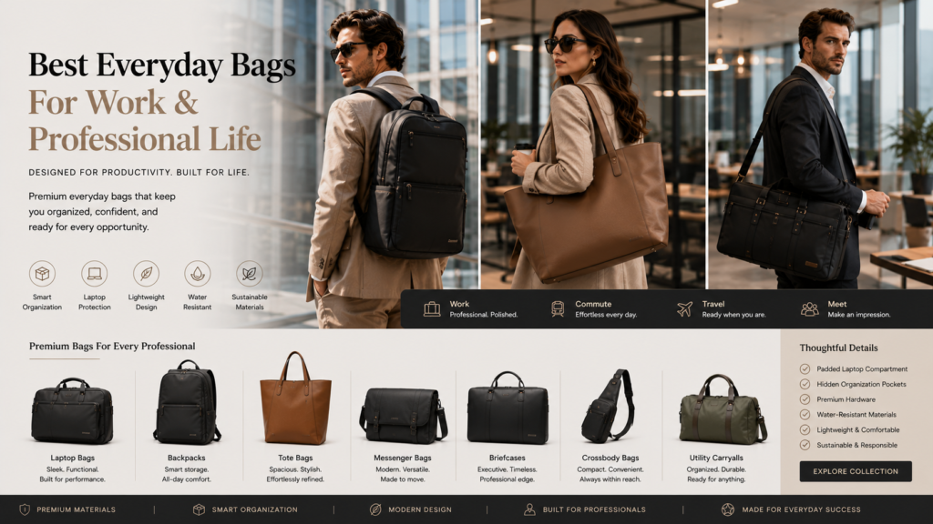 Best Everyday Bags For Modern Lifestyles In 2026